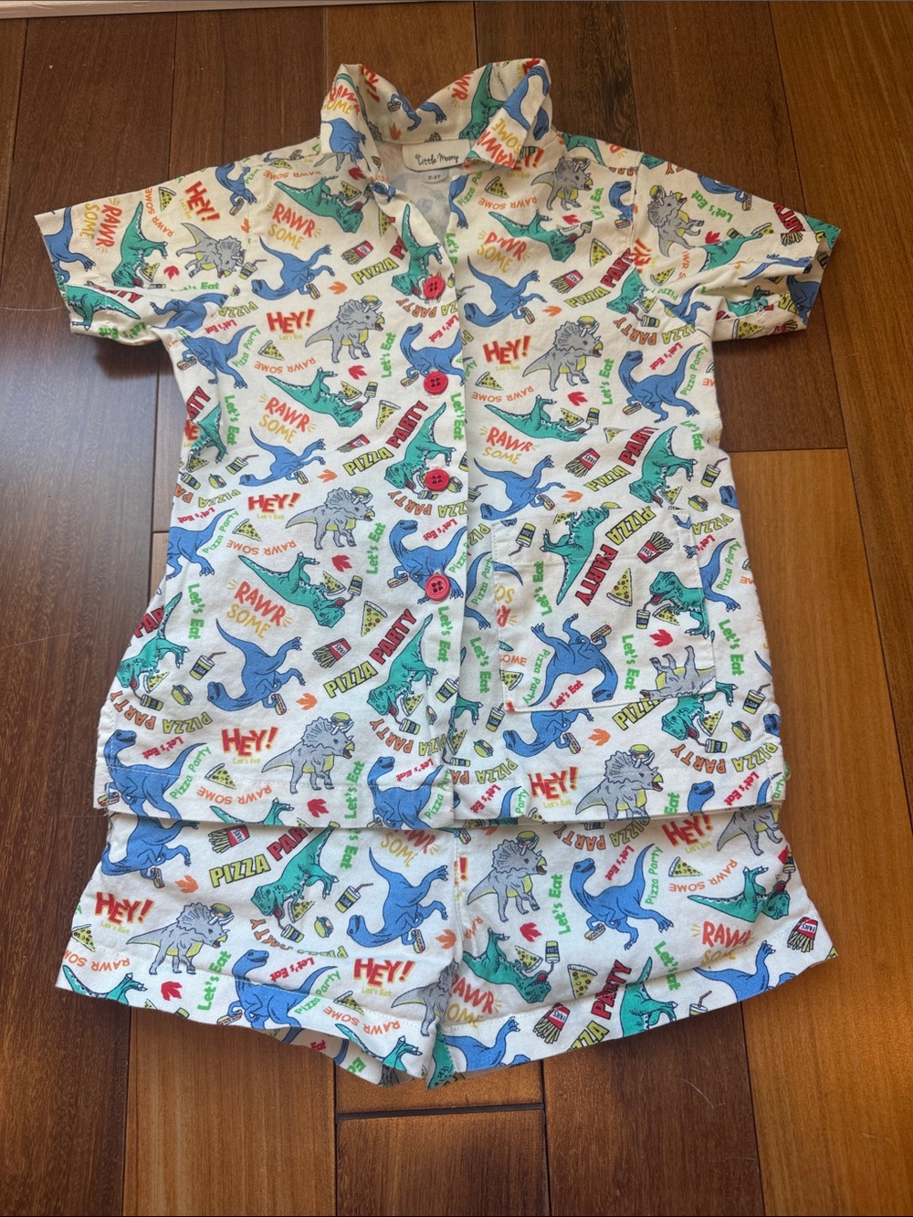 little moony Dino Pizza Party Camp Set